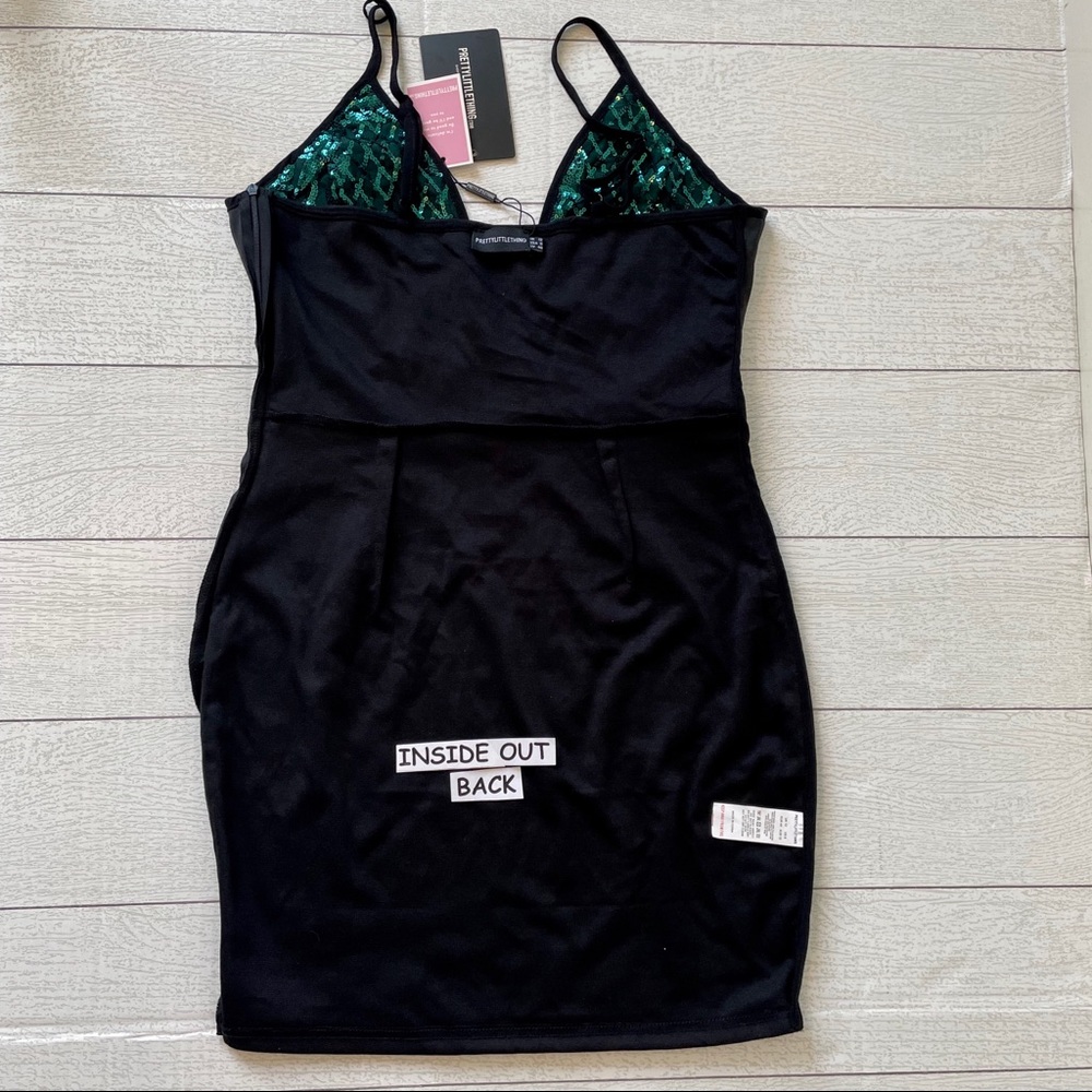 NWT Prettylittlething Sequin Dress - Picture 11 of 16